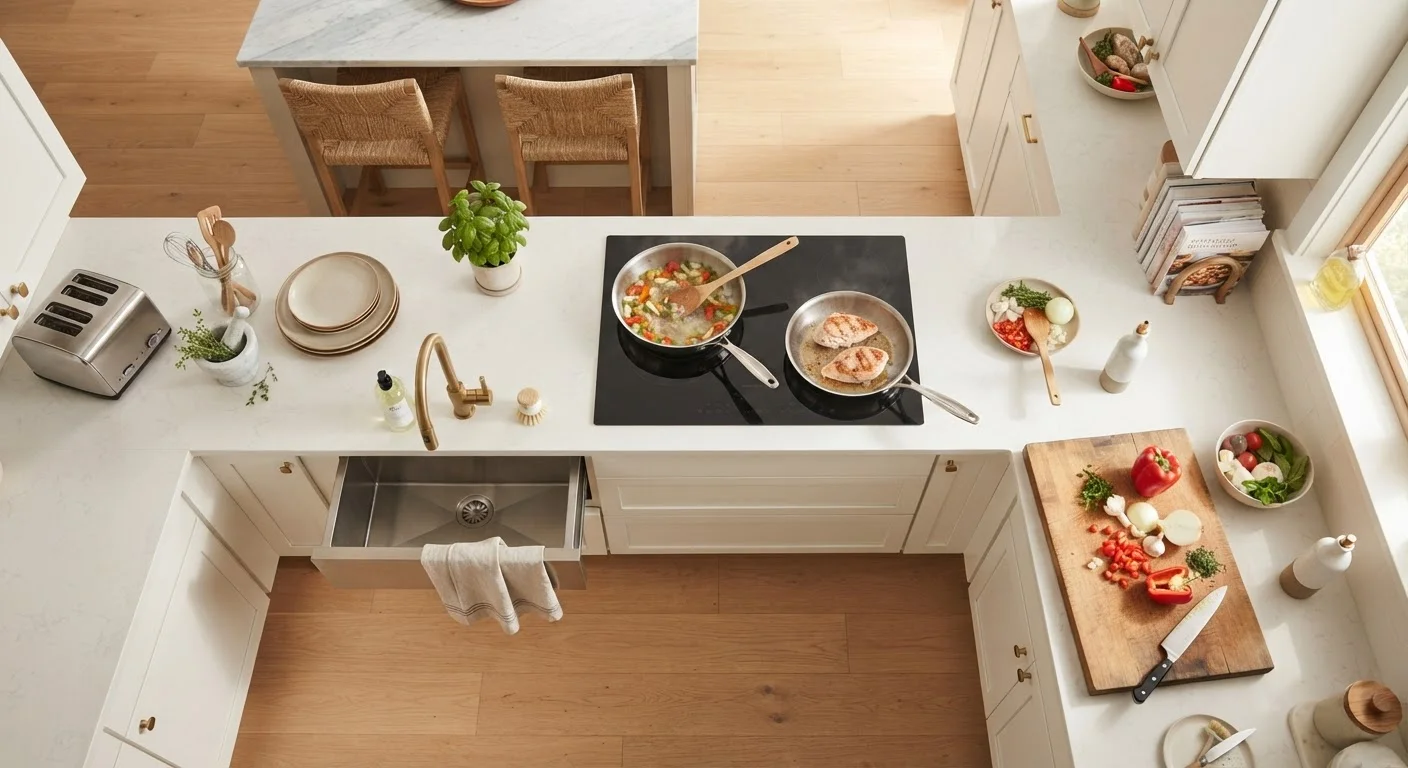 A Beginner's Map of the Kitchen: Zones, Surfaces, and How to Move Through Them