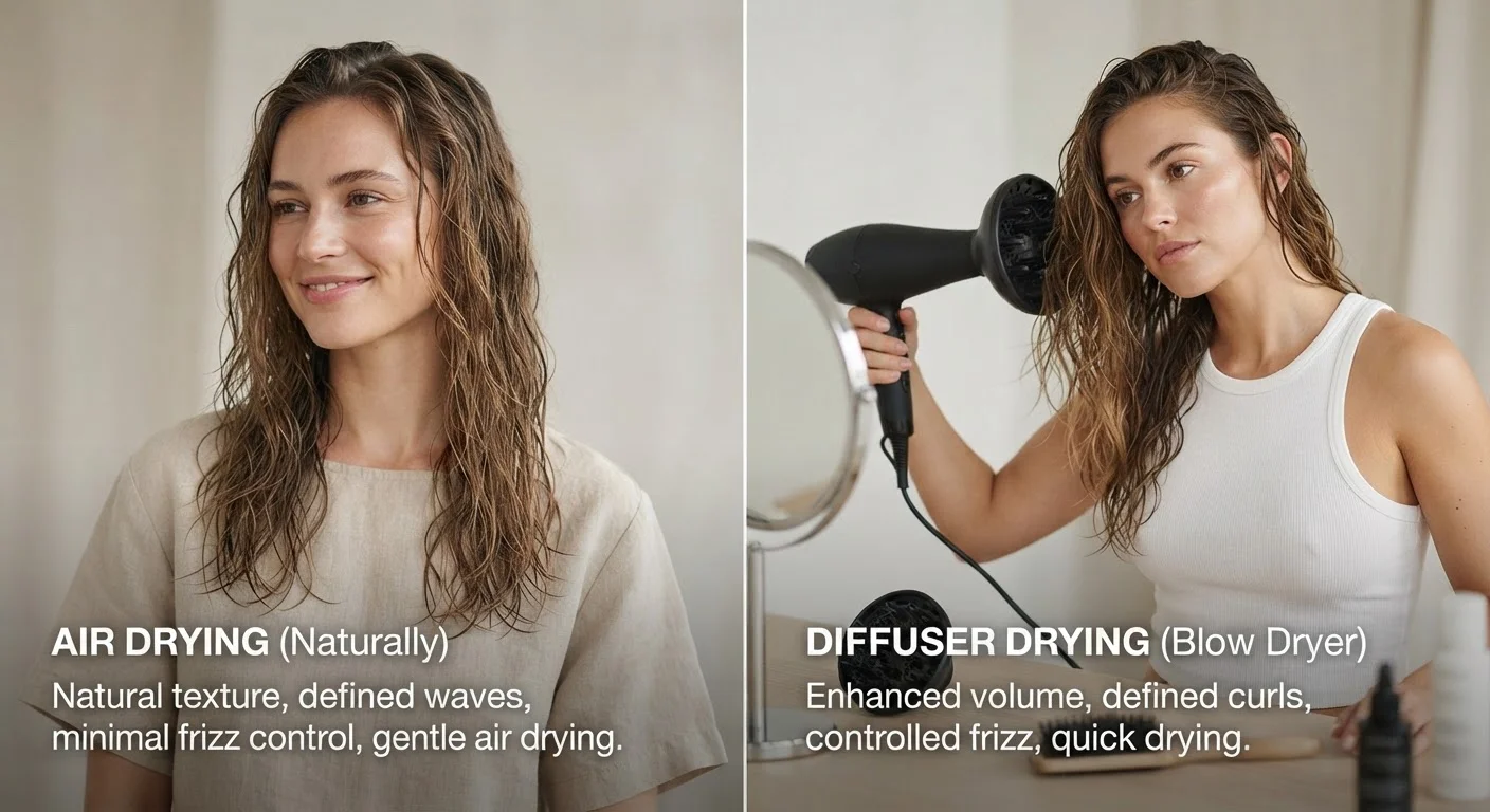 Air Drying vs. Blow Drying: Weighing the Trade-Offs for Hair Health