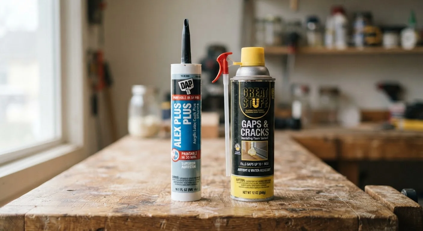 Caulk vs Expanding Foam: Choosing the Right Gap Filler for the Job