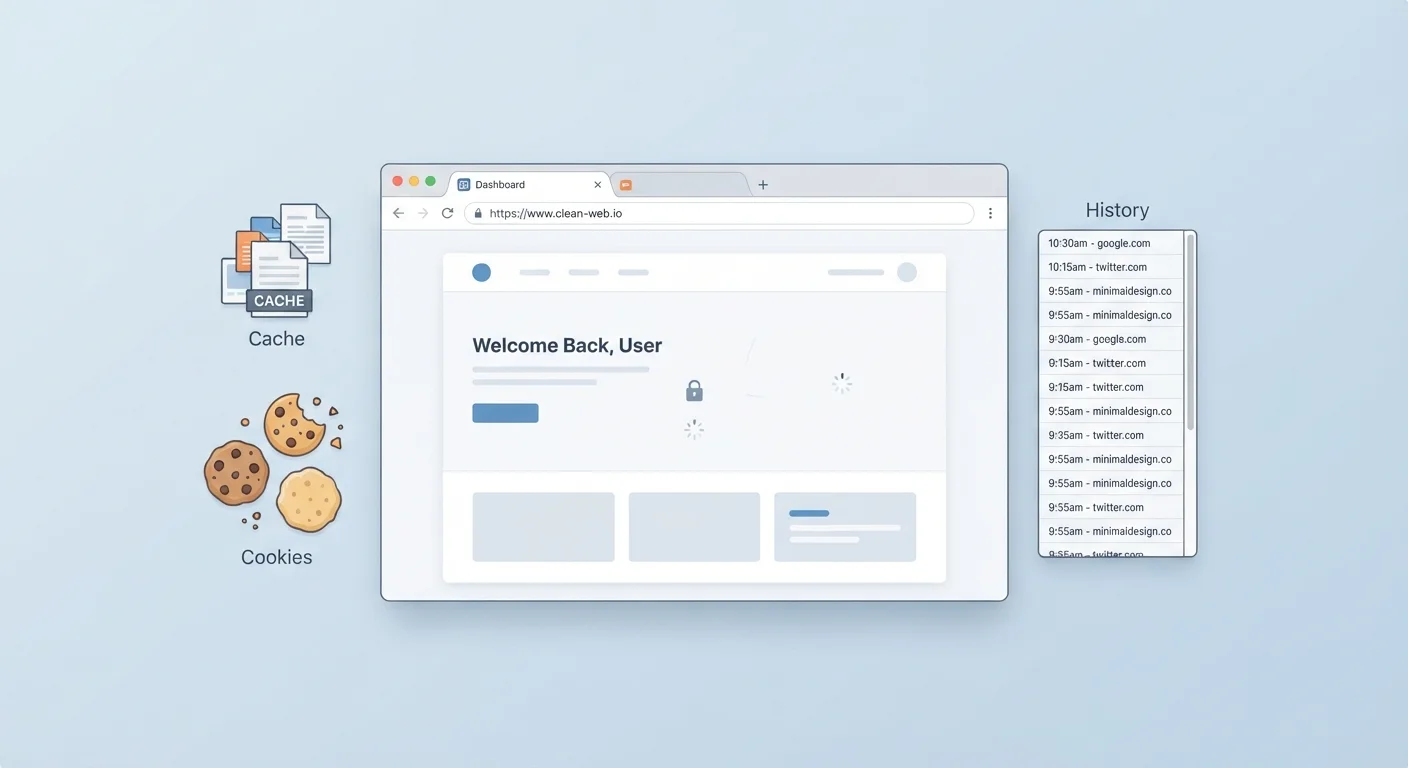 Cookies, Cache, and Browsing History: What Each One Stores and Why