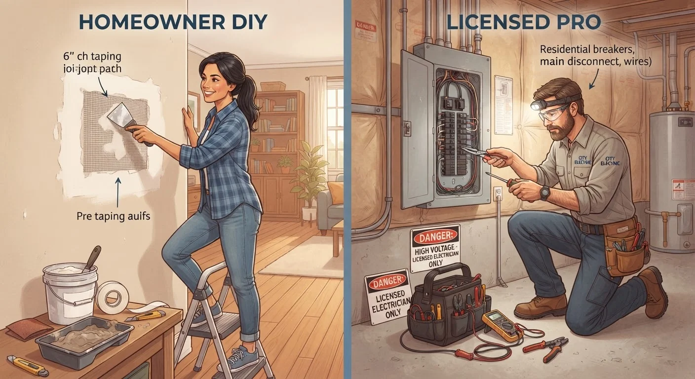 DIY vs Calling a Professional: How to Know Which Jobs Are Safe to Tackle Yourself
