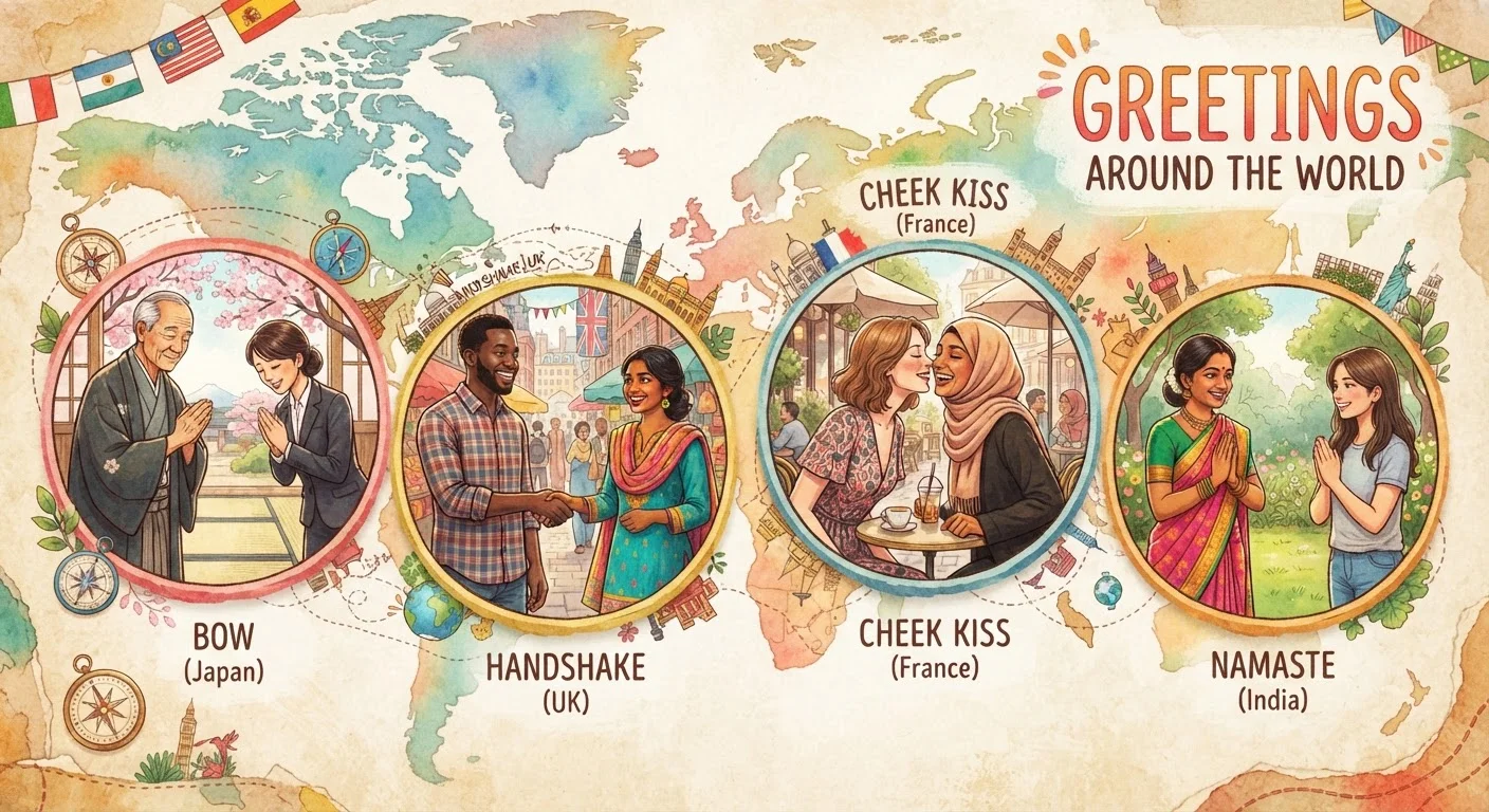 Greetings Around the World: Handshakes, Bows, and Beyond