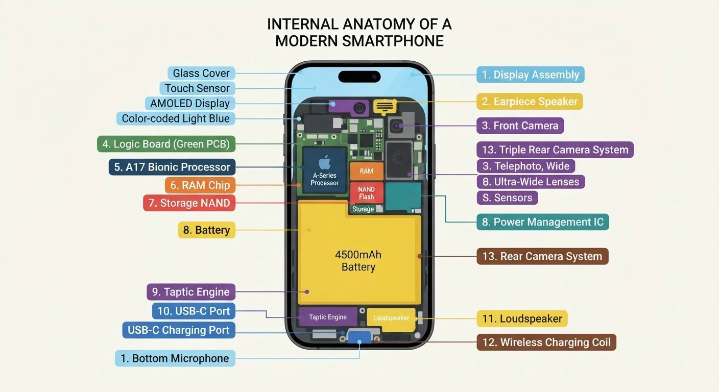 Inside Your Smartphone: What Every Component Actually Does