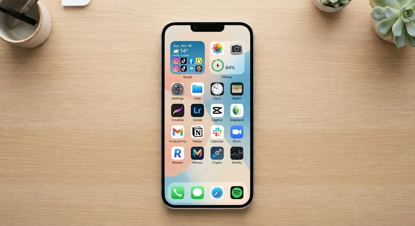 Keeping Your Apps Organised on a Crowded Home Screen