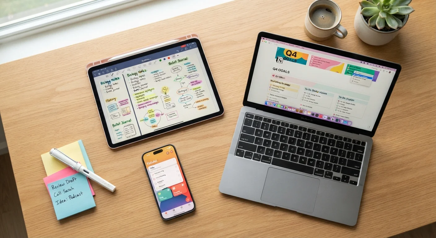 Note-Taking Apps: A Practical Map of the Options