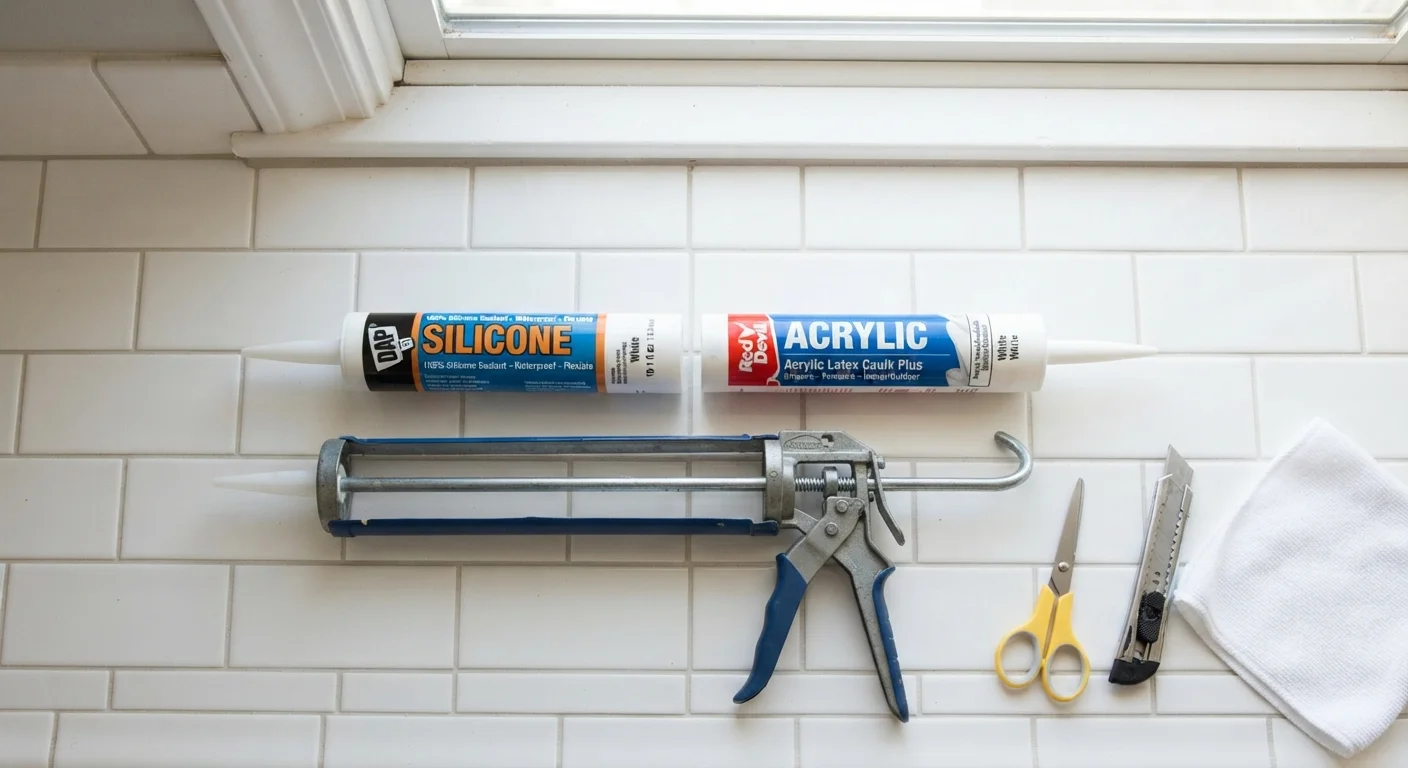 Silicone vs. Acrylic Caulk: Picking the Right Sealant for the Job
