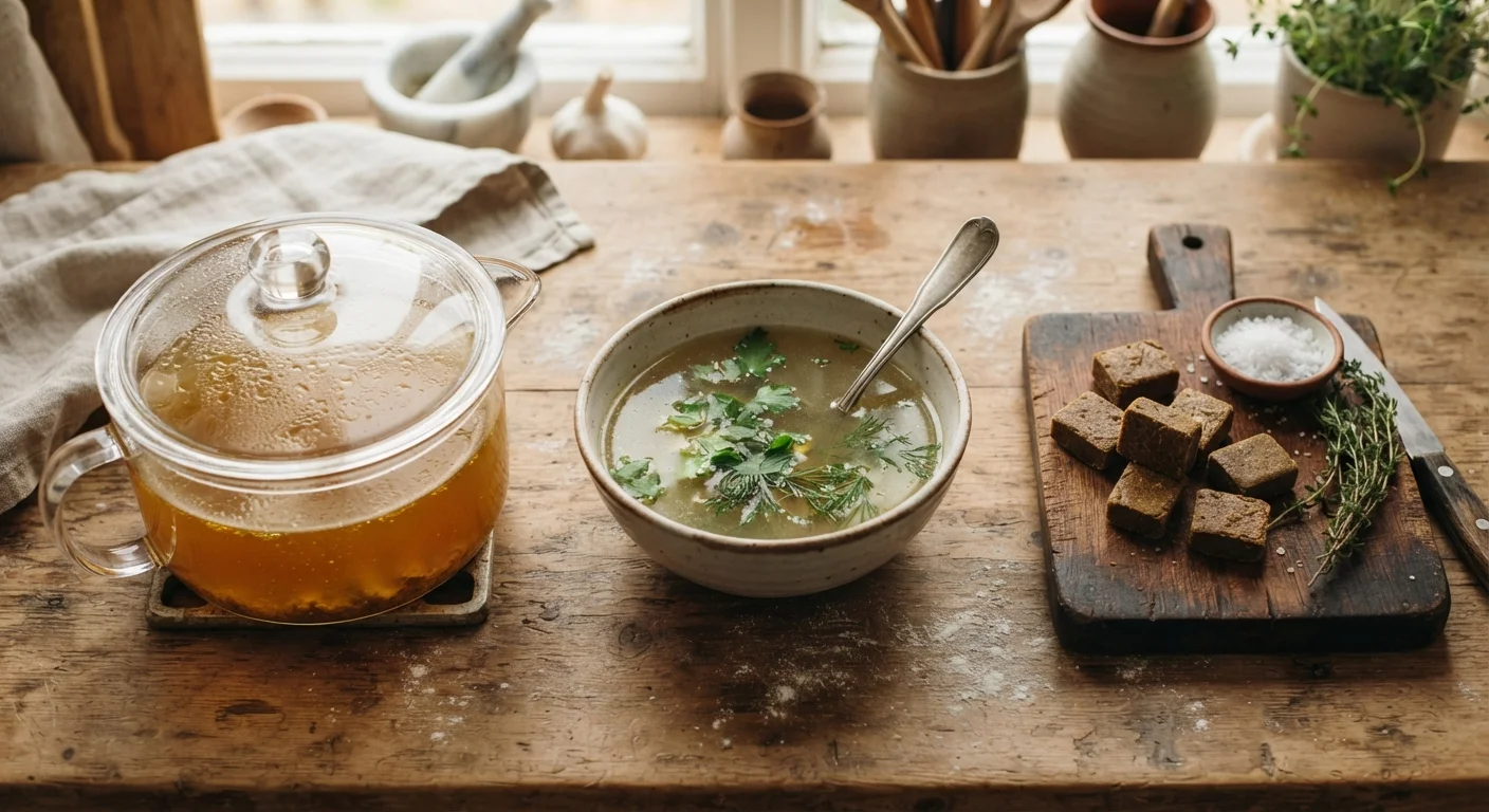 Stock, Broth, and Bouillon: What Each One Is and When to Reach for It