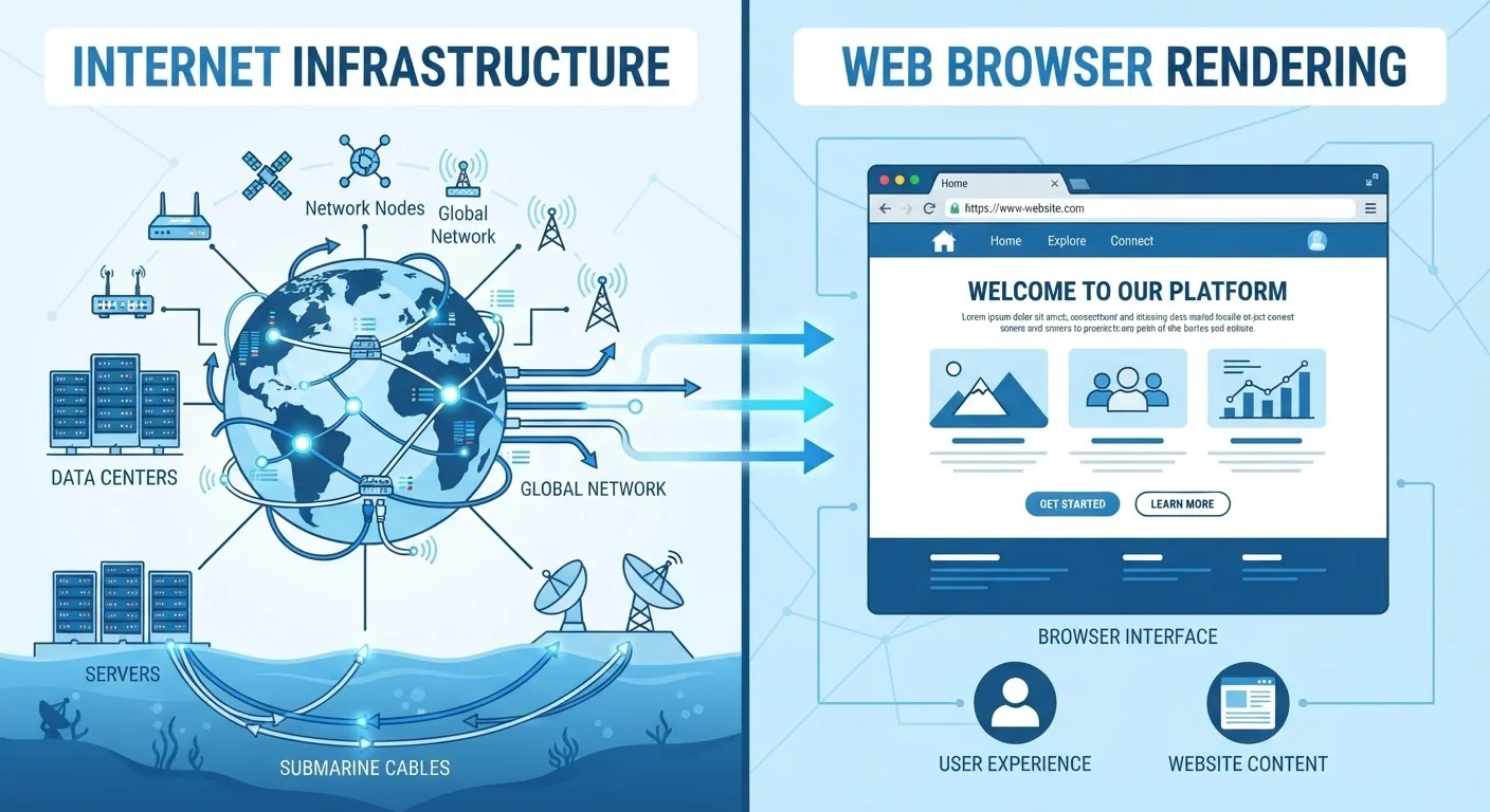 The Internet vs. the Web: They're Not the Same Thing