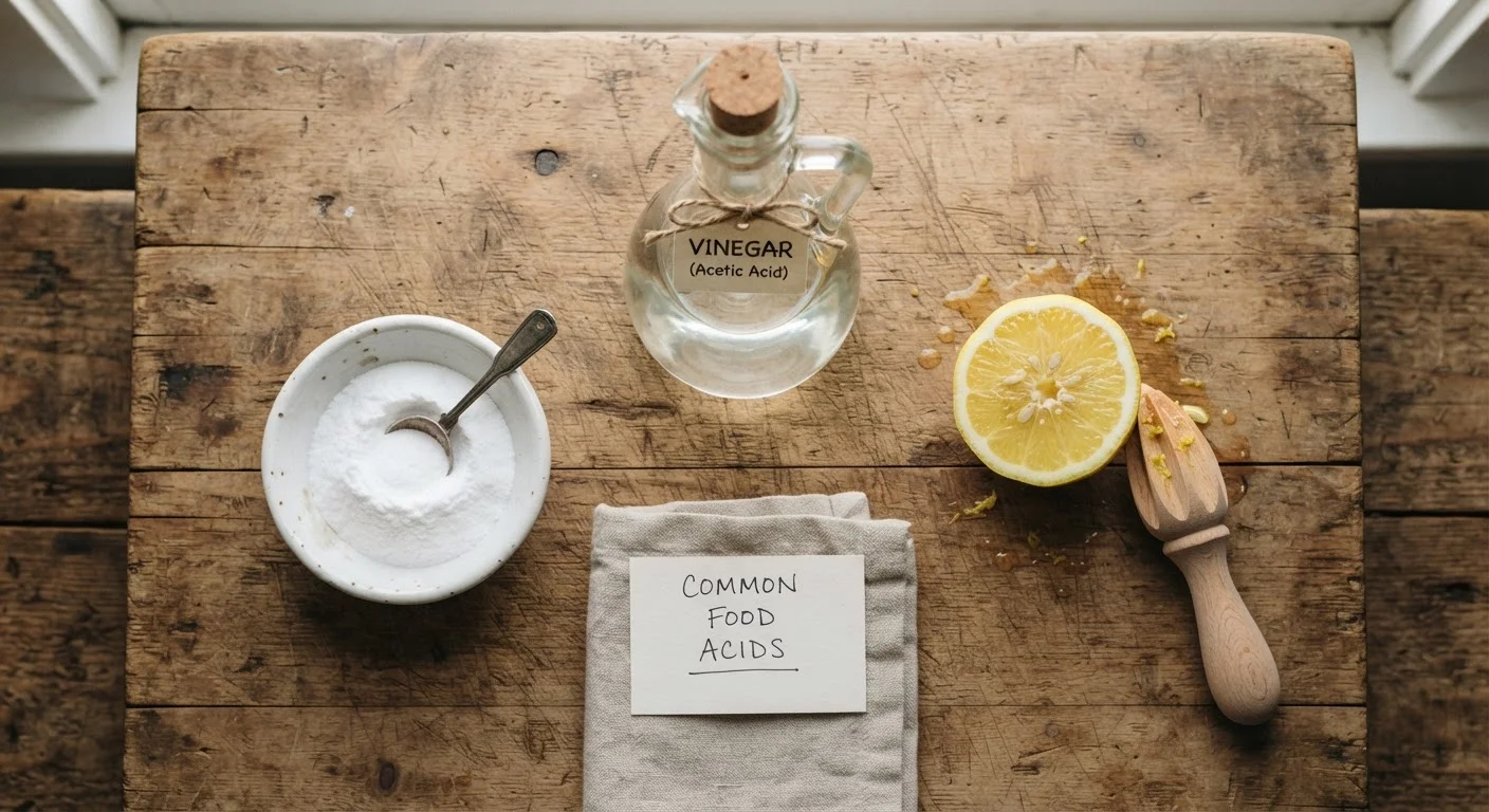 Understanding Food Acids: Vinegar, Lemon Juice, and Cream of Tartar