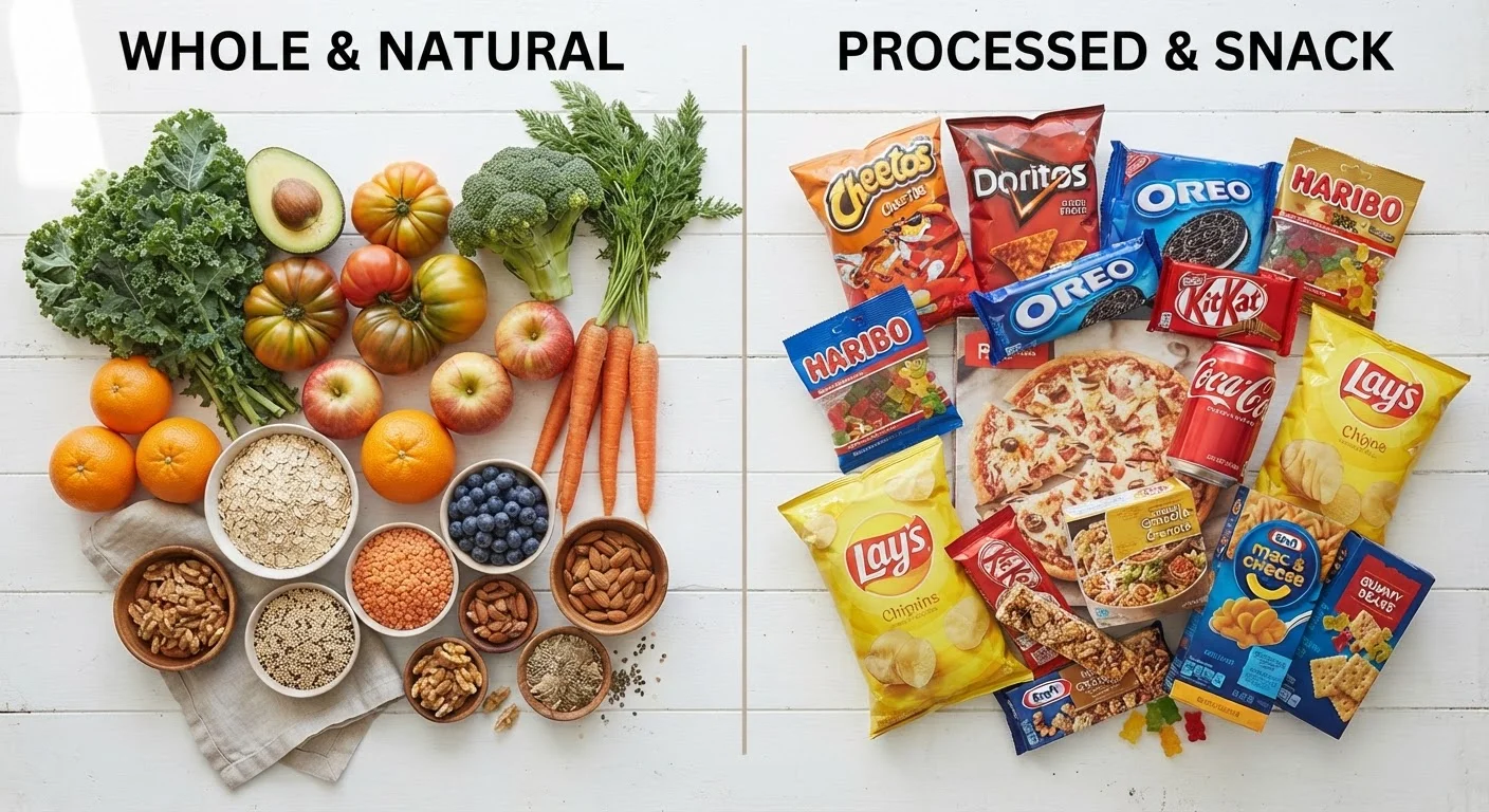 Whole Foods vs. Processed Foods: What the Difference Means for Your Diet