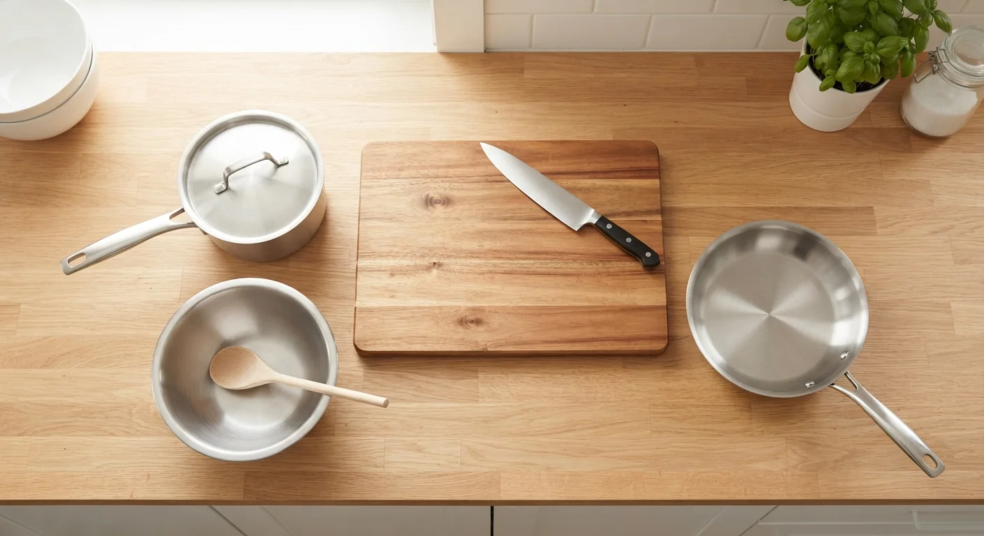 Your First Kitchen: What Equipment You Actually Need to Start Cooking